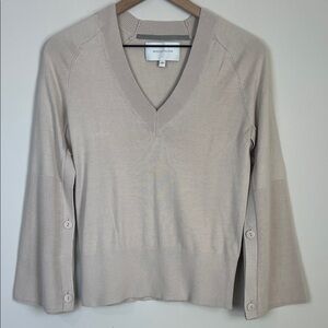 Brochu Walker Flare Sleeve Sweater Ribbed Organic Cotton